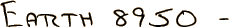 Earth 8950